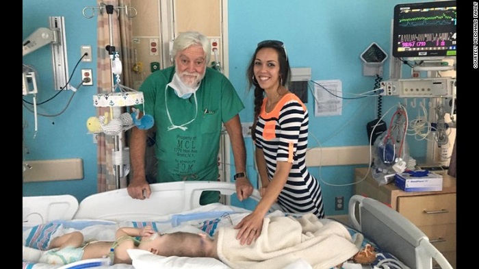 Conjoined twins separate and undergo surgery as individuals